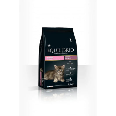 Equilibrio - суха храна за подрастващи котки - 7.5 кг.