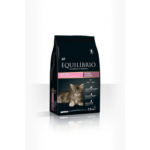 Equilibrio - суха храна за подрастващи котки - 7.5 кг.
