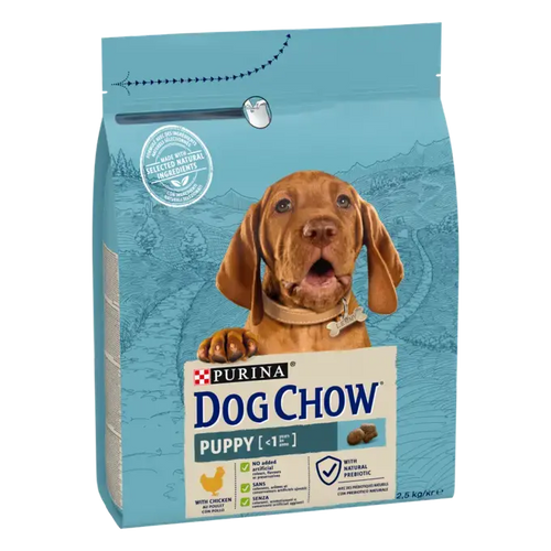 Purina Dog Chow Puppy - Суха храна за подрастващи кучета с пиле - 2.5 кг.