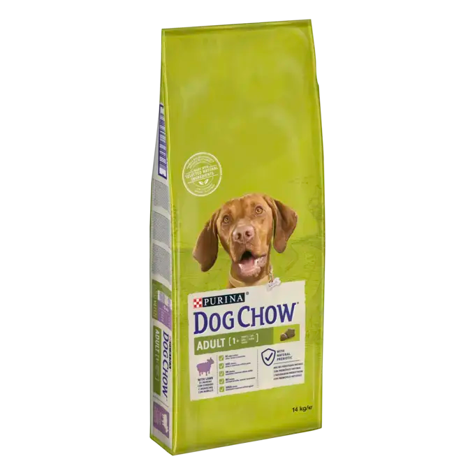 Purina Dog Chow Adult - Суха храна за кучета с агне - 14 кг.