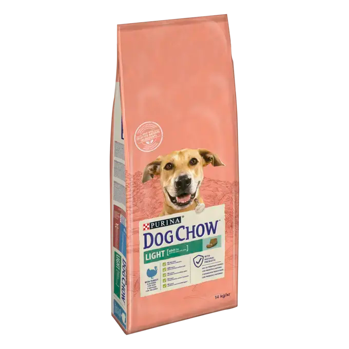 Purina Dog Chow Adult - Суха храна за кучета с наднормено тегло с пуйка - 14 кг.