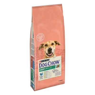 Purina Dog Chow Adult - Суха храна за кучета с наднормено тегло с пуйка - 14 кг.