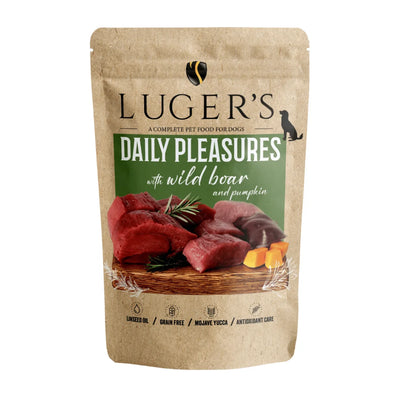 Luger`s Dog Adult - пауч с глиган и тиква - 6 броя x 500 гр.