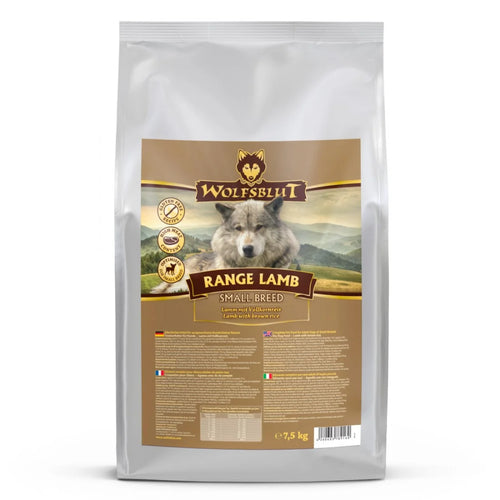 Wolfsblut - суха храна за кучета от дребни породи с агнешко и ориз - 7.5 кг.