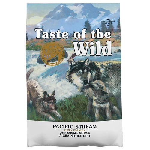 Taste of the Wild - суха храна за подрастващи кучета с пушена сьомга - 12.2 кг.