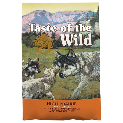 Taste of the Wild - суха храна за подрастващи кучета с бизон и елен - 12.2 кг.