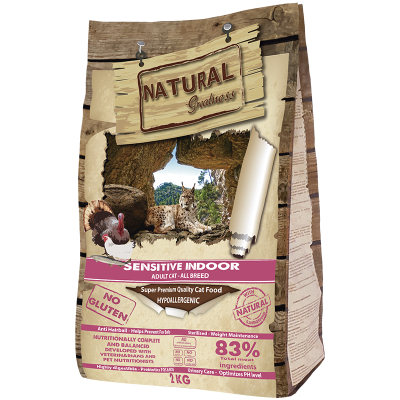 Natural Greatness - суха храна за кастрирани котки с пилешко месо