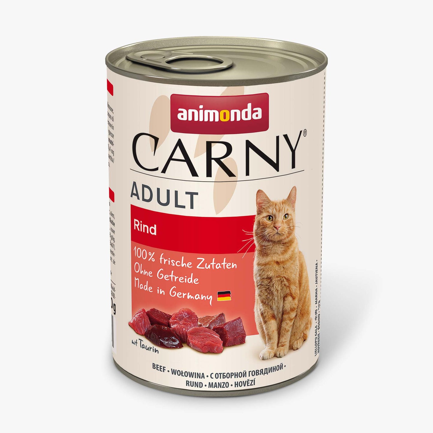 Carny Adult - консервирана храна за котки говеждо - 6 броя х 400 гр.