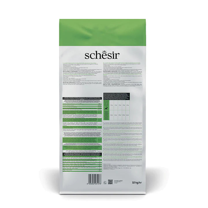 Schesir Adult - Суха храна за кучета с агнешко - 12 кг.