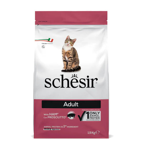 SCHESIR - суха храна за котки с прошуто - 1.5 кг.