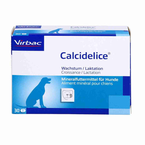Virbac Calcidelice - хранителна добавка за кучета - 30 таблетки