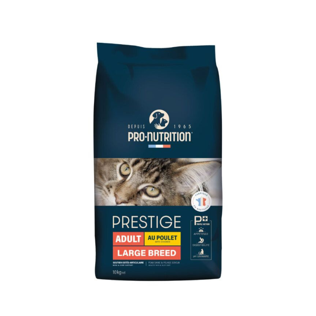 Prestige Adult Large Breed - суха храна за котки от едри породи с пиле - 10 кг.
