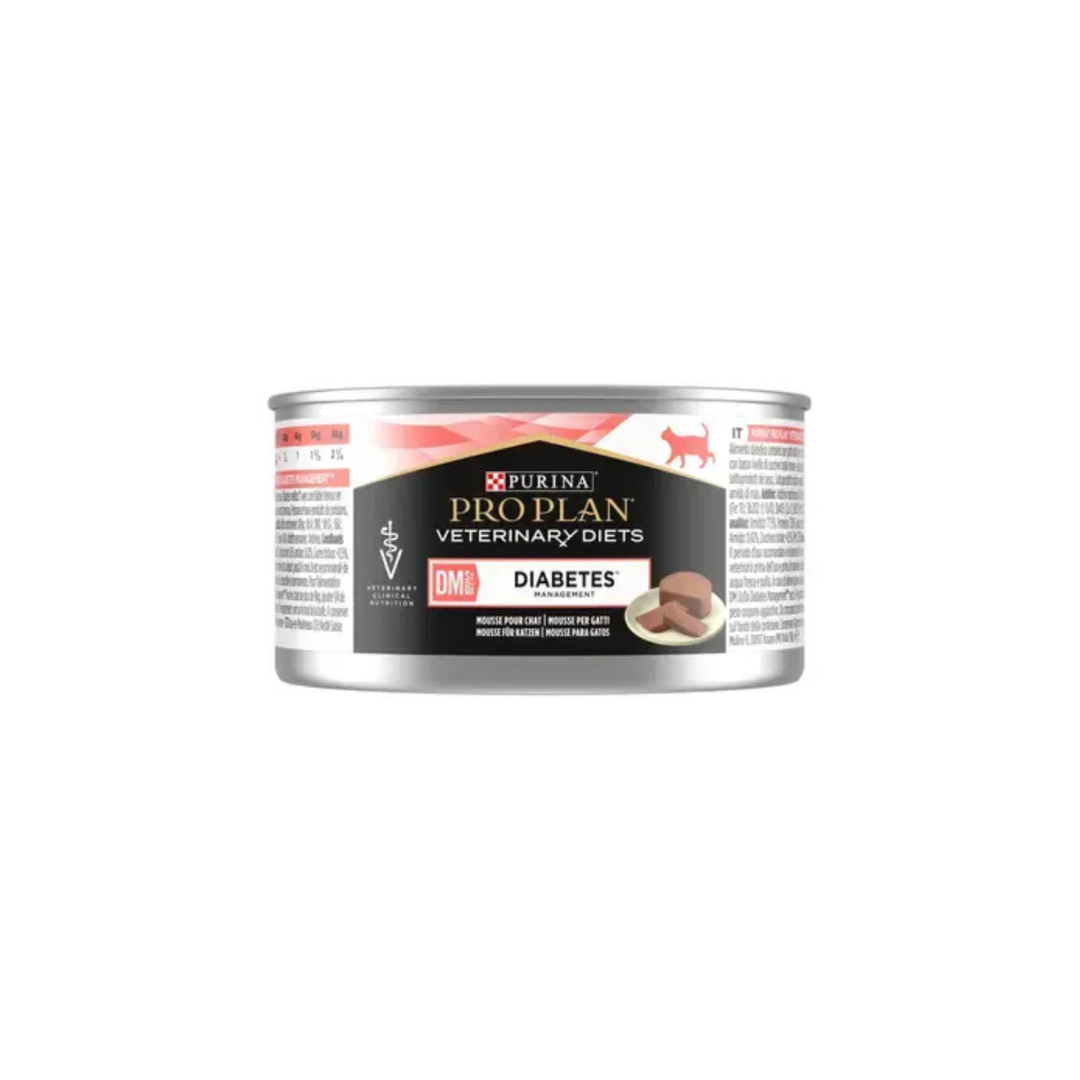 Purina Pro Plan Diabetes - Консервирана храна за котки за подпомагане управлението нивата на кръвната захар - 6 броя х 195 гр.