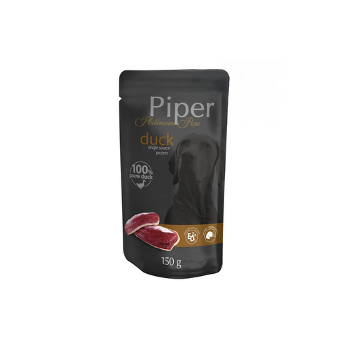 Piper Adult - пауч за кучета с патешко - 6 броя х 150 гр.
