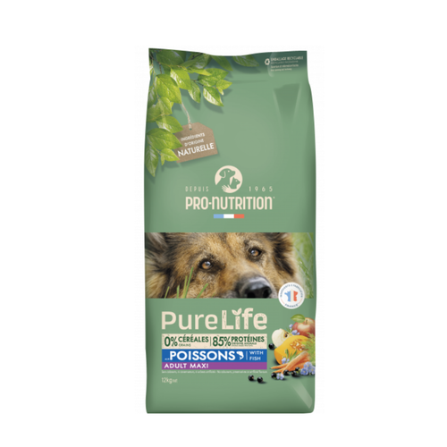 Pure Life Adult Maxi - храна за кучета от големи породи с риба - 12 кг.