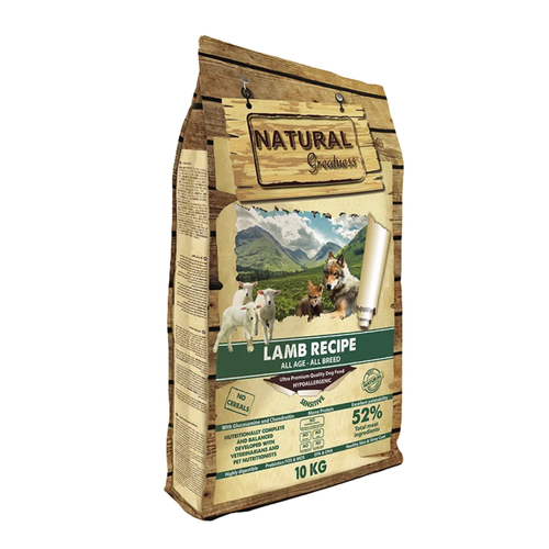Natural Greatness Lamb Sensitive – храна за чувствителни кучета с агнешко месо
