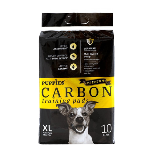 Puppies Carbon - хигиенни подложки за кучета размер XL - 10 броя