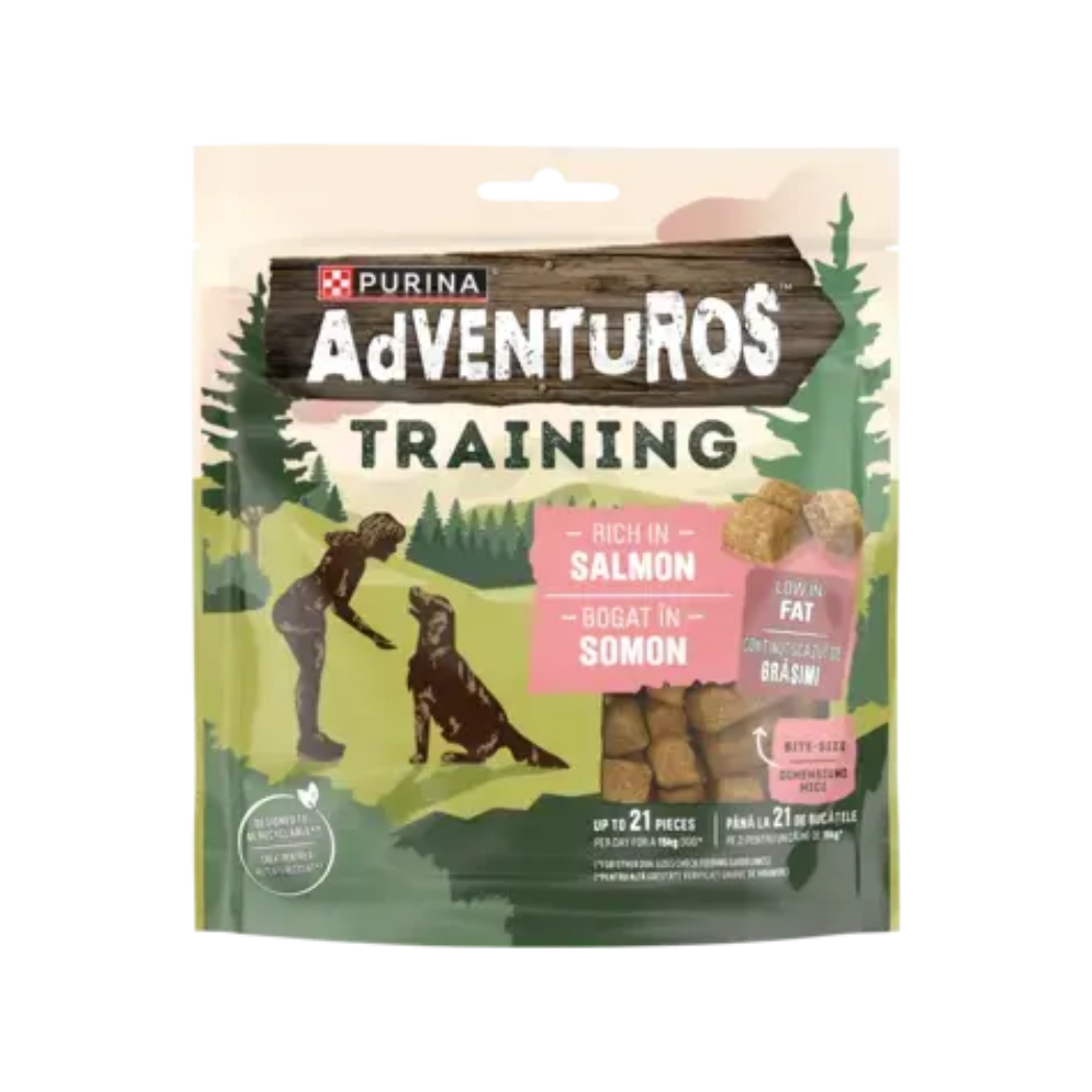 Purina Adventuros - лакомства за кучета със сьомга - 115 гр.