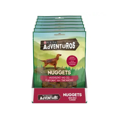 Purina Adventuros - лакомства за кучета с глиганско - 90 гр.