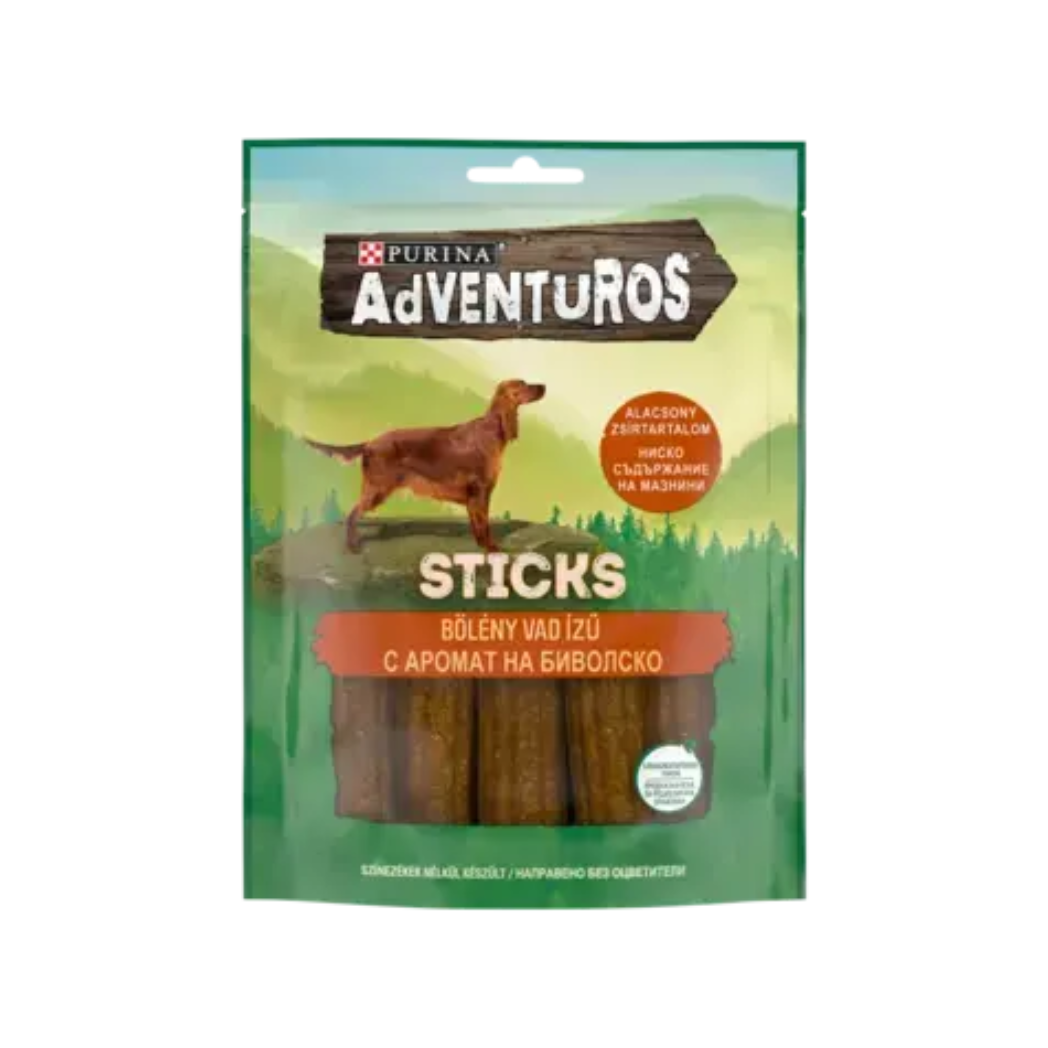 Purina Adventuros - лакомства за кучета с биволско - 120 гр.