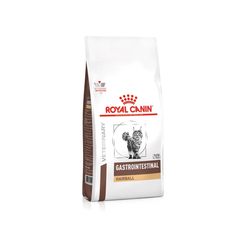 Royal Canin Gastrointestinal Hairball - Суха храна за котки с грижа за стомашно-чревният тракт - 2 кг.