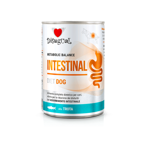 Disugual Metabolic Balance Intestinal - Консервирана храна за кучета с риба - 6 броя х 400 гр.