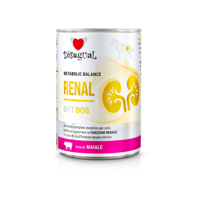 Disugual Metabolic Balance Renal - Консервирана храна за кучета със свинско - 6 броя х 400 гр.