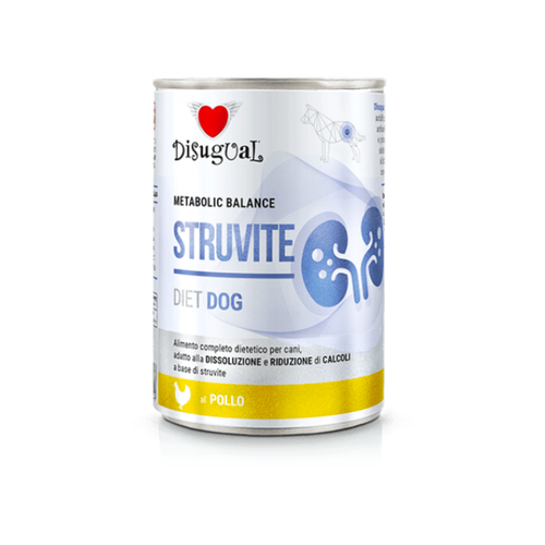 Disugual Metabolic Balance Struvite - Консервирана храна за кучета с пиле - 6 броя х 400 гр.