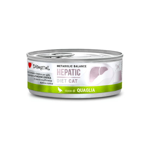 Disugual Metabolic Balance Hepatic - Консервирана храна за котки с пъдпъдък - 6 броя х 85 гр.