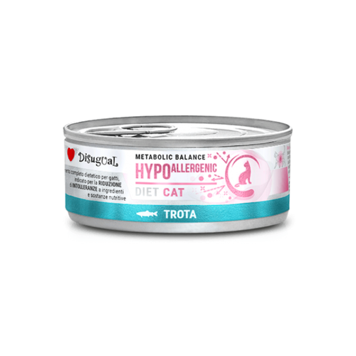 Disugual Metabolic Balance Hypoallergenic - Консервирана храна за котки с риба - 6 броя х 85 гр.