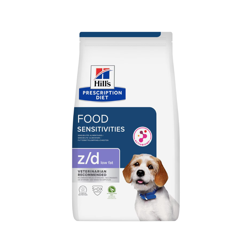 Hill's Prescription Diet Food Sensitivity z/d - Суха храна за кучета с хранителни непоносимости - 10 кг.