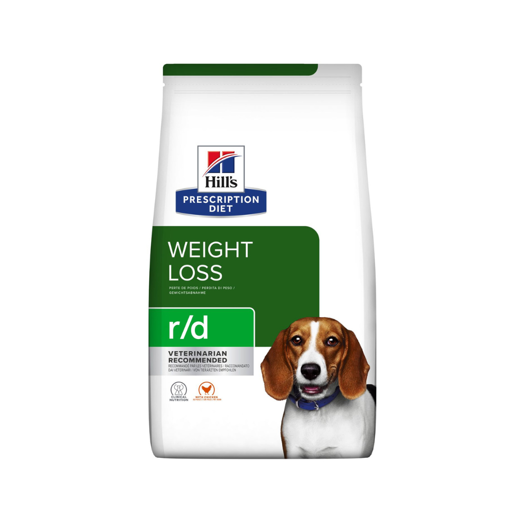 Hill's Prescription Diet r/d Weight Loss - Суха храна за кучета с пиле за контрол над теглото - 10 кг.