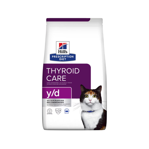 Hill's Prescription Diet y/d Thyroid Care - Суха храна за котки с хипертиреоидизъм - 1.5 кг.