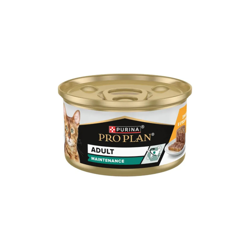 Purina Pro Plan Adult - консервирана храна за котки с пиле - 6 броя х 85 гр.