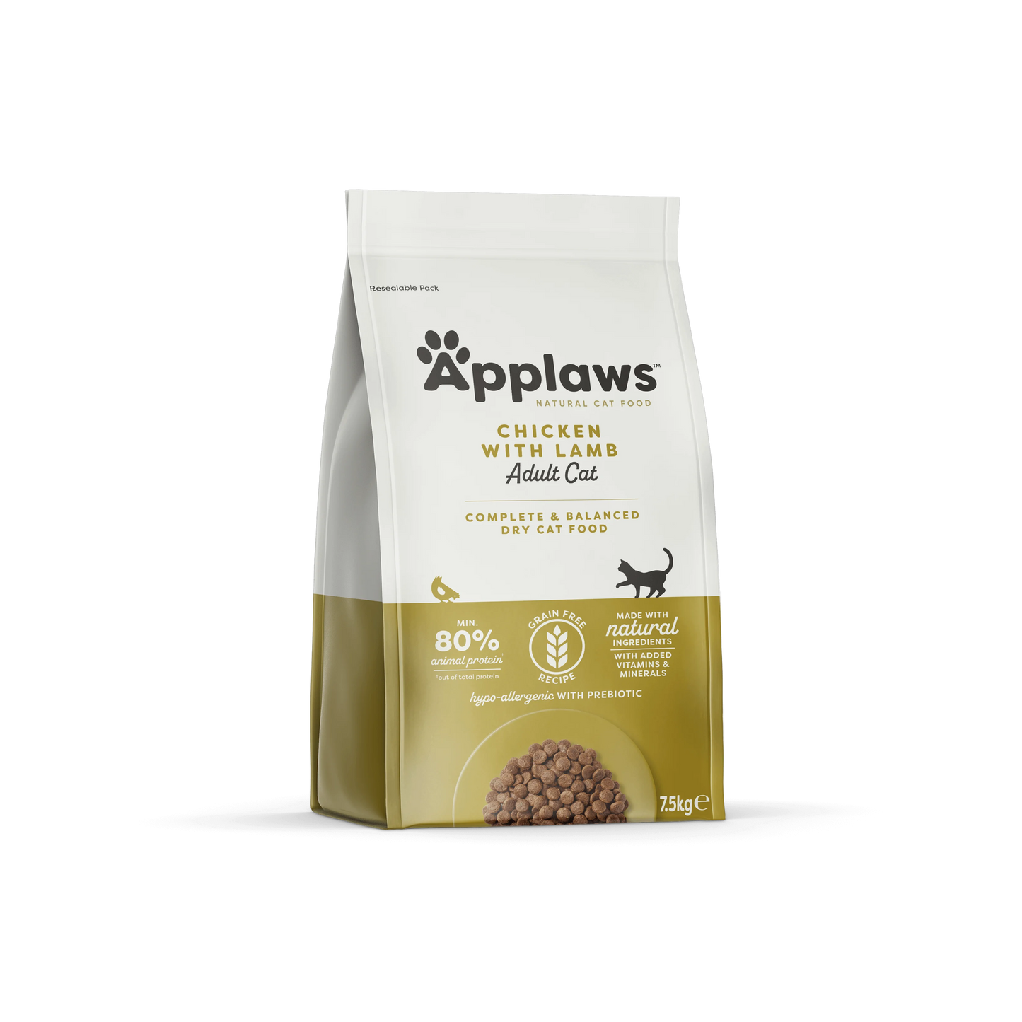 Applaws - суха храна за котки с пиле и агне
