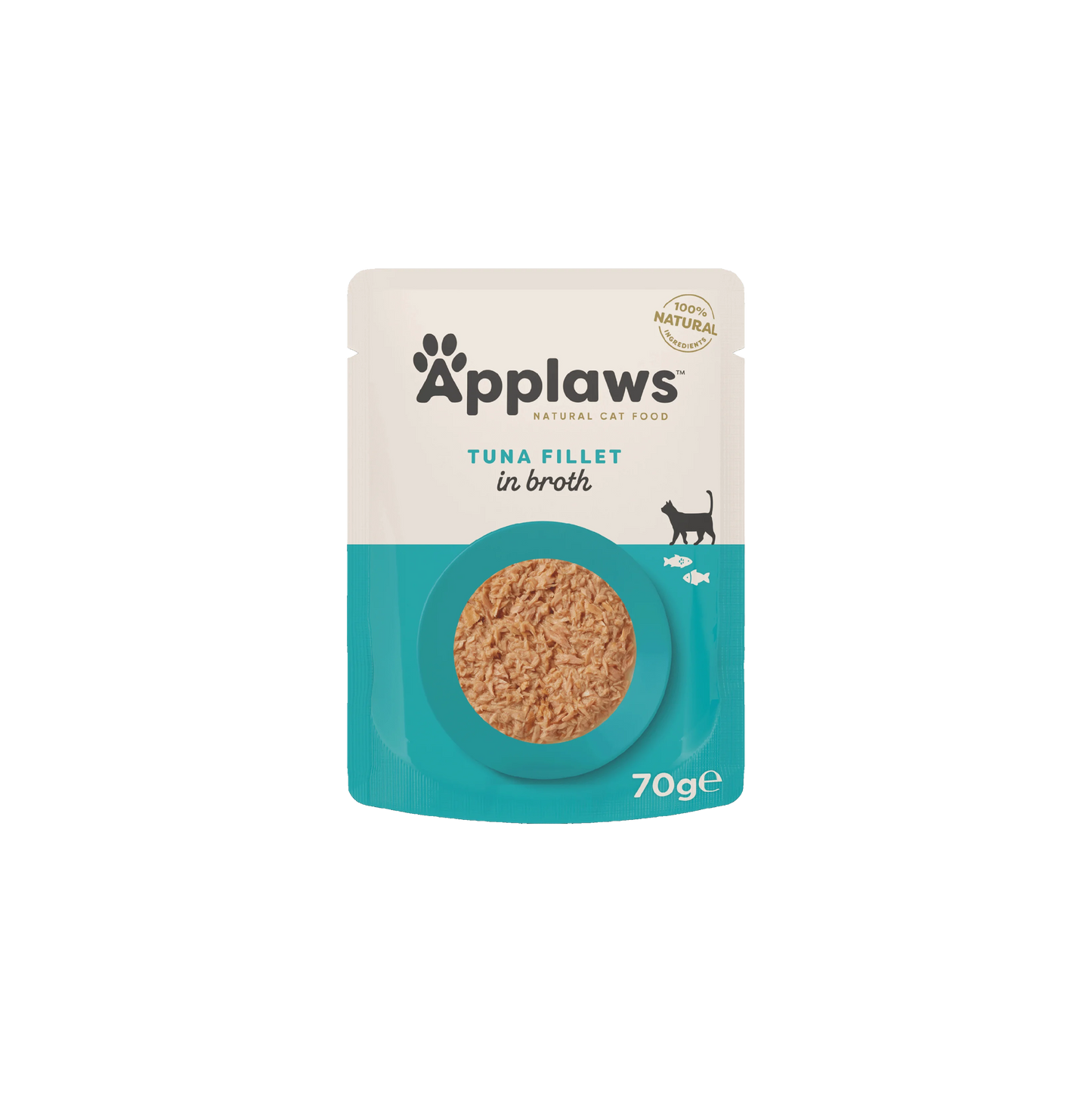 Applaws - пауч за котки риба тон в бульон - 6 броя х 70 гр.