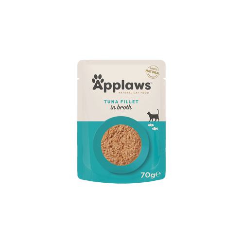 Applaws - пауч за котки риба тон в бульон - 6 броя х 70 гр.