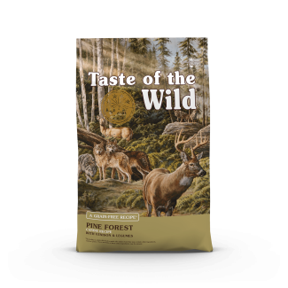 Taste of the Wild PINE FOREST - Суха храна за кучета с Елен и бобови култури - 12.2 кг.