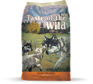 Taste of the Wild HIGH PRAIRIE PUPPY - Суха храна за подрастващи кучета бизон и елен - 12.2 кг.