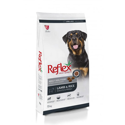 Reflex - Суха храна за кучета с агнешко месо и ориз - 15 кг.