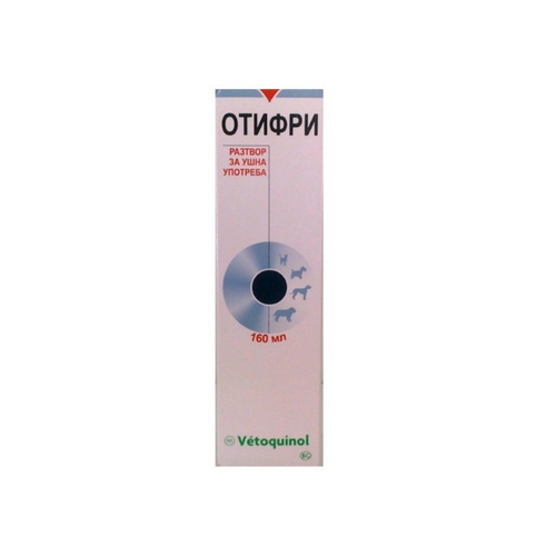 Vetoquinol Otifree - Разтвор за уши за кучета и котки - 60 мл.