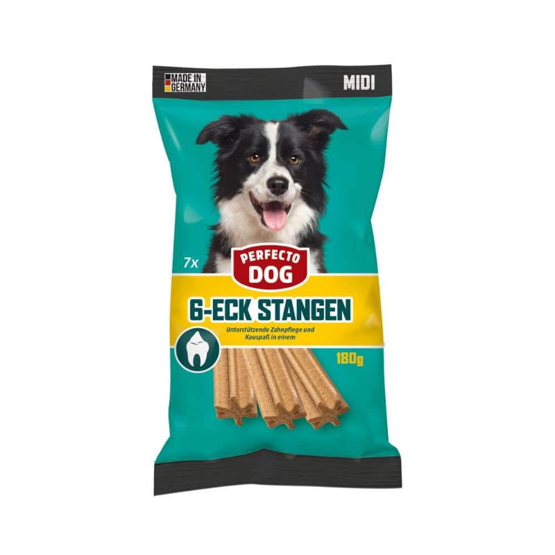 Perfecto Dog - лакомства за кучета дента стикс средни породи - 180 гр.