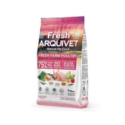 Arquivet - студено пресована храна за кучета със свежи селскостопански птици - 10 кг.