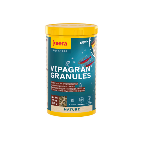 Sera Vipagran Granules - храна за риби на гранули от средния слой