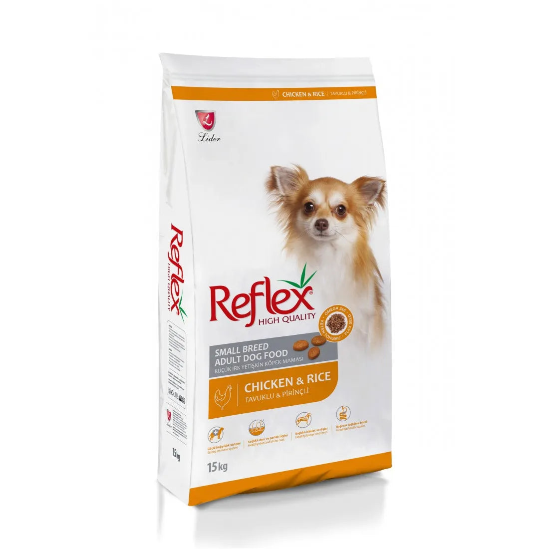 Reflex - Суха храна за кучета от дребни породи с пилешко - 15 кг.