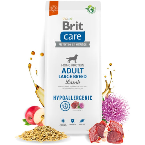 Brit Care - суха храна за кучета от големи породи с агнешко месо и бял трън
