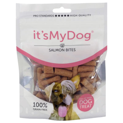 It`s My Dog - лакомство за кучета хапки със сьомга - 85 гр.