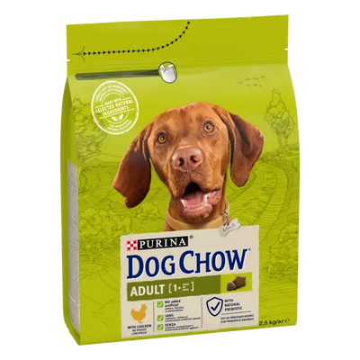 Purina Dog Chow Adult - Суха храна за кучета с пиле - 2.5 кг.
