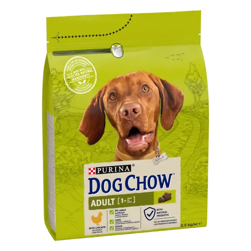 Purina Dog Chow Adult - Суха храна за кучета с пиле - 2.5 кг.