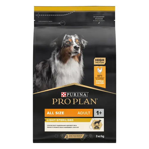 Purina Pro Plan Sterilised - Суха храна за кастрирани кучета от всички породи с пиле